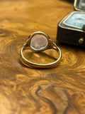 Antique Moonstone and Diamond Ring