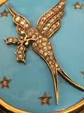 Victorian 18ct Gold Diamond Bird Locket Brooch