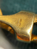 18ct White and Yellow Gold Figaro Curb Bracelet