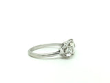 1930's Platinum Old Cut Diamond Three Stone Ring - Ishy Antiques