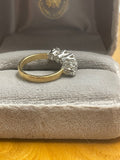 18ct and platinum Old cut Diamond Five Stone Ring