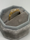 18ct Gold Five Stone Boat Ring