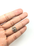 Reserved for L. 18ct Gold and Platinum French Diamond Ring circa 1900 - Ishy Antiques