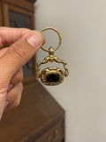 Victorian Locket Fob and 15ct Gold Split Ring