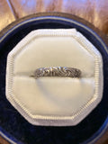 Scandinavian Silver Engraved Band