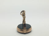 9ct Gold Lion Fob - Ishy Antiques
