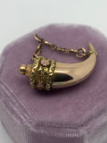 18ct Gold Victorian Hunting Horn Pendant