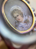 Victorian Crowned Portrait Brooch