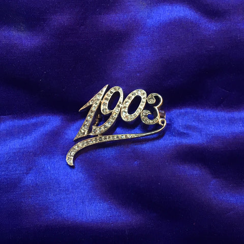 1903 Gold and Platinum Brooch