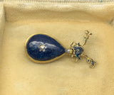 18th Century Rose Cut Diamond Drop