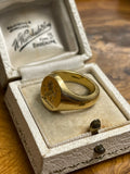 Lion Rampant 18ct Signet ring