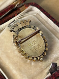 Victorian Crowned Portrait Brooch