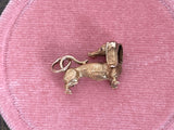 Vintage 9ct Dachshund Charm