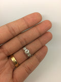 Platinum Old Cut Three Stone Diamond Ring - Ishy Antiques