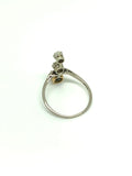 reserved Edwardian 18ct White Gold Sapphire and Diamond ring