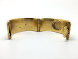 Austrian Victorian Gold, Pearl and Citrine Bangle - Ishy Antiques