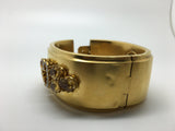 Austrian Victorian Gold, Pearl and Citrine Bangle - Ishy Antiques