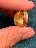 22ct Gold Love Heart Canetille Ring