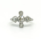 Old Cut Diamond Five Stone Ring - Ishy Antiques