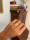 Rampant Lion 18ct Signet Ring