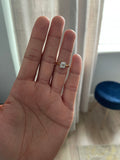 Reserved 1.50ct Old cut Cushion Diamond Ring