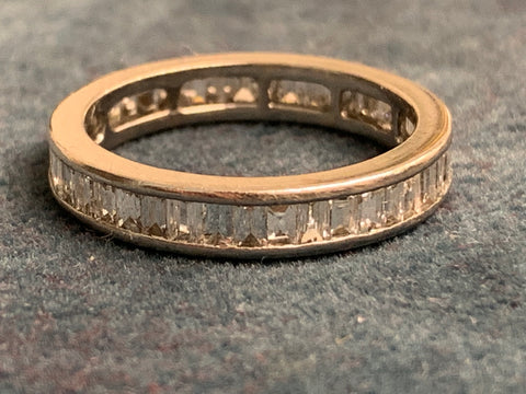 Vintage 18ct White Gold Diamond Eternity Ring