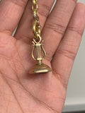 15ct Early 19th Century Lyre Fob with Intaglio base