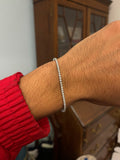 2.60ct Diamond Line 18ct White Gold Bracelet