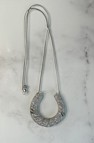 Reserved Edwardian Platinum Diamond Necklace