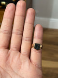 Part 1/2 Late Victorian 18ct Castle Bloodstone Inatglio Ring