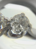 1930's Platinum Old Cut Diamond Three Stone Ring - Ishy Antiques