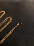 Antique 9ct Gold Long Chain with Slider