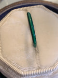 Green Enamel Silver Band