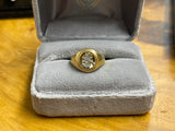 Private Sale F 1916 Citrine Intaglio Ring 18ct Gold