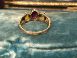 Early Victorian Three Stone Ring