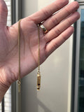 Vintage 9ct Gold Whistle and Chain