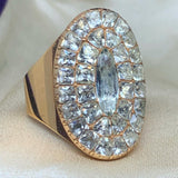 Reserved Georgian Portuguese Paste Panel Ring