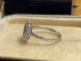 18ct Burma No Heat Sapphire And Diamond Ring