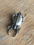 Victorian Stag Beetle brooch