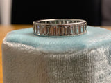 4ct Baguette Cut Diamond Eternity ring