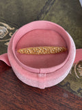 Reserved Art Nouveau Floral Embossed Brooch 14ct