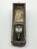 Reserved! Stuart Crystal Monogrammed Mourning Ring Circa 1700 - Rare part 3 - Ishy Antiques
