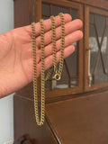 9ct Long Curb Chain 69.4 gram
