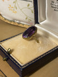 19th Century Amethyst Conversion Ring