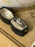 Georgian Old Cut Diamond Half Hoop