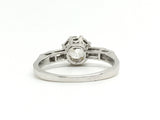 Certified Platinum Old Cut Diamond Engagement Ring - Ishy Antiques