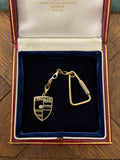 9ct Gold Porsche Key Chain With Carabiner