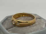 18ct Gold Three Stone Diamond Ring