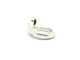 Sterling Silver Snake Ring with S Intaglio