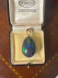 18ct Gold Opal Egg Pendant